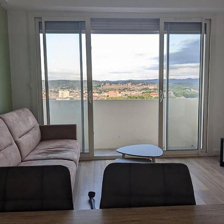 Appartment - Vue Imprenable Sur La Cite Medievale - Parking Gratuit - Climatise Carcassone Kültér fotó